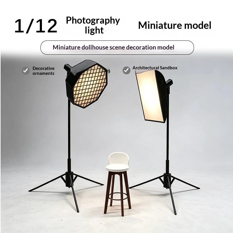 1/12 Scale Miniature Photograp - Photography Lighting Meter 评论和价格