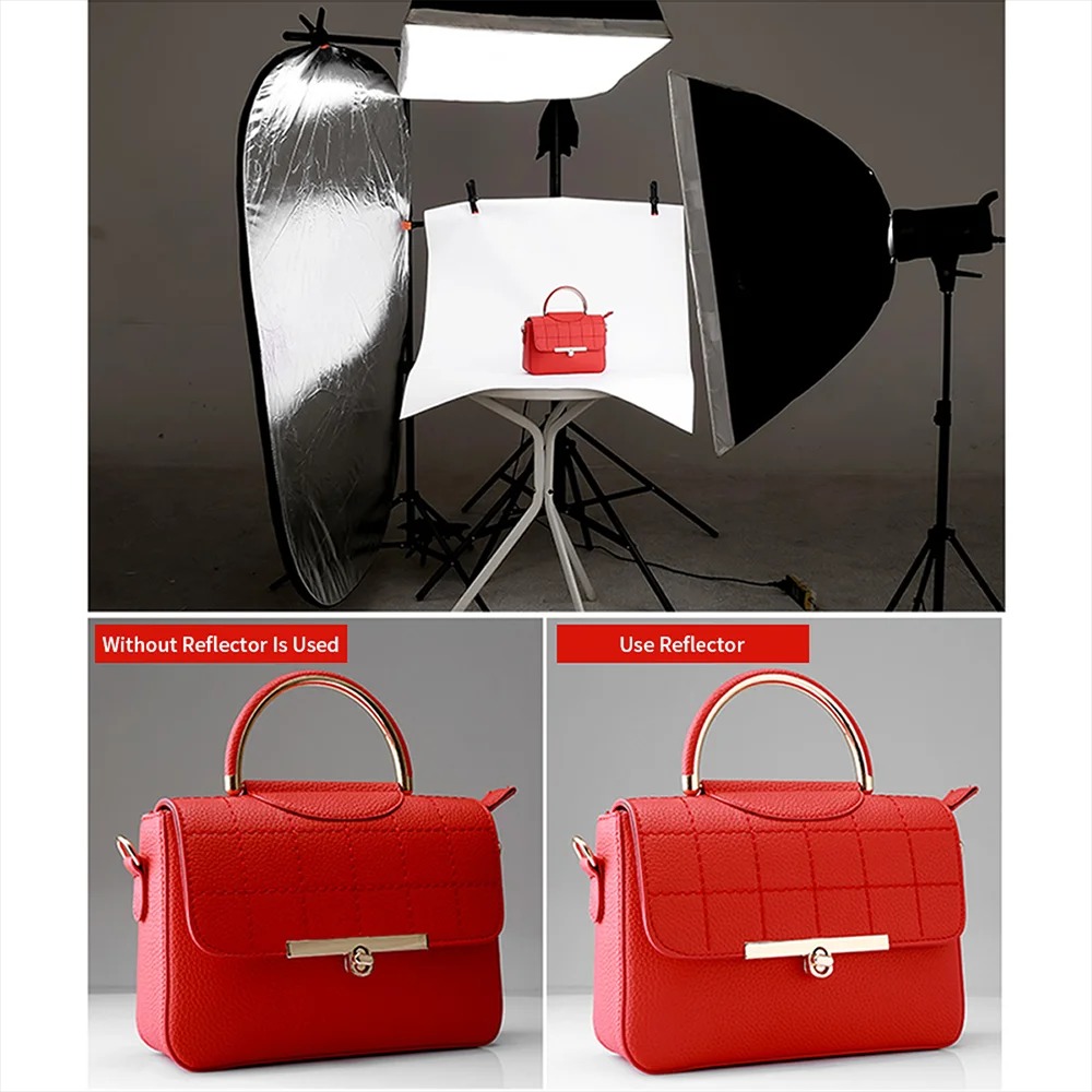 60/80/110CM 5-in-1 Collapsible - Photography Lighting Meter 评论和价格