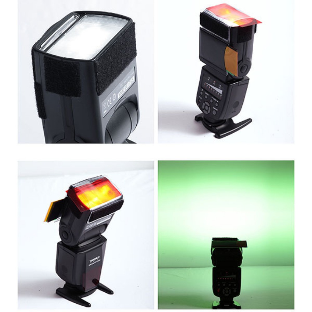 12 Colors Camera Flash Gels Li - Photography Lighting Meter 评论和价格