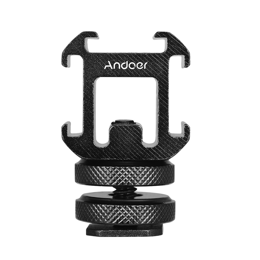 Andoer 3 Cold Shoe Mount Adapt - Photography Lighting Description 评论和价格