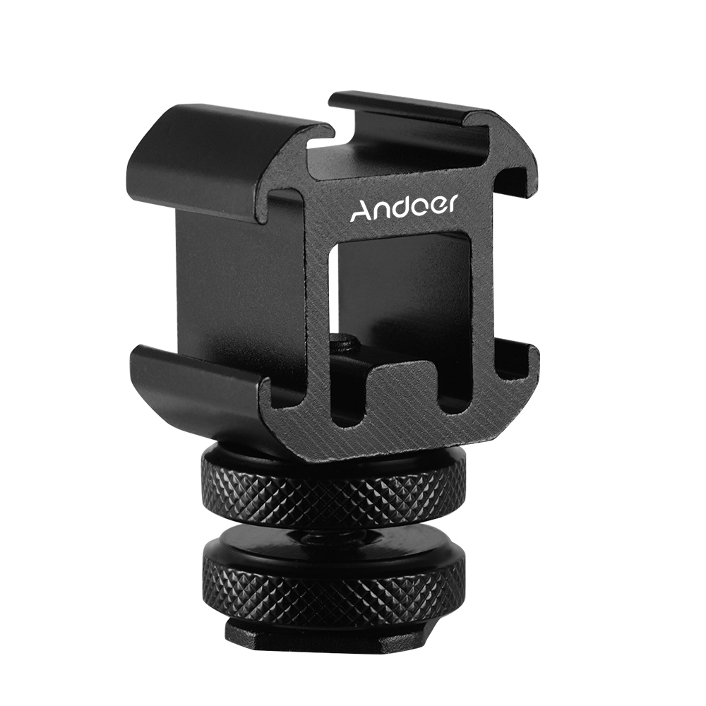 Andoer 3 Cold Shoe Mount Adapt - Photography Lighting Description 评论和价格